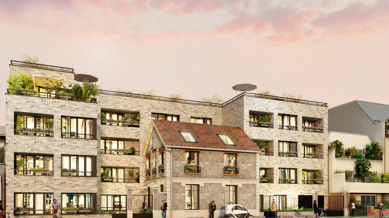 appartement neuf T1, T3, T4, T5 pièces 25 à 111 m2 à vendre à Saint Ouen (93400)