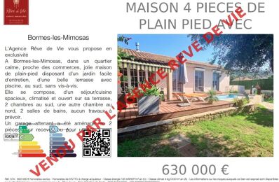 vente maison 630 000 € à proximité de Hyères (83400)