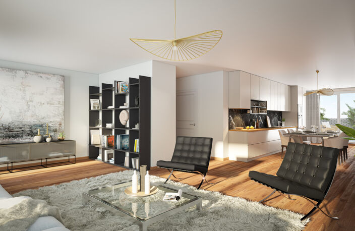 Vente programme neuf T3, T4 68 à 127 m² Bordeaux (33200) — photo 2