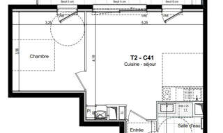 Appartement 2 Pièces 43 m² à vendre à Saint-Malo (35400)