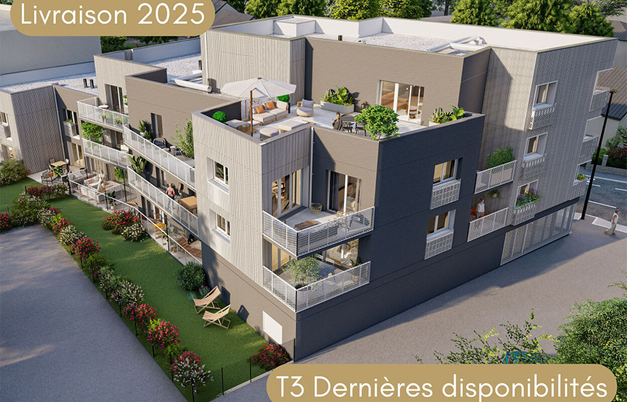 appartement neuf T3 pièces 70 à 73 m2 à vendre à Rennes (35000)