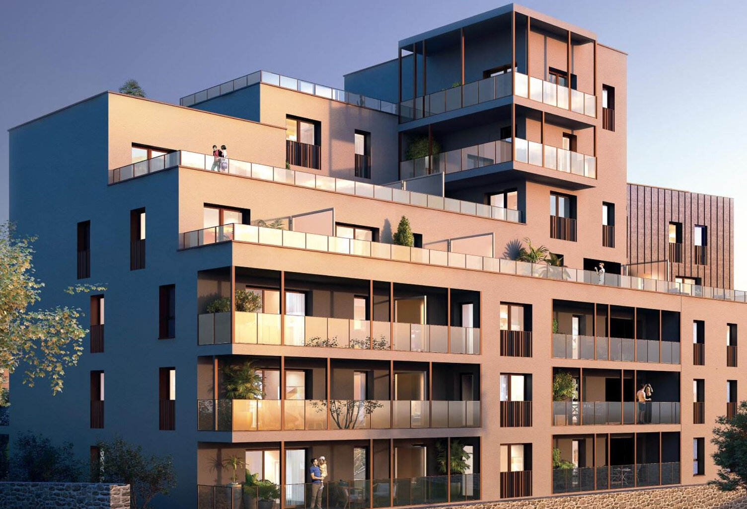 RENNES quartier Jeanne d'Arc-Beaulieu - T3 de 58 m2 avec Loggia et parking — photo 1