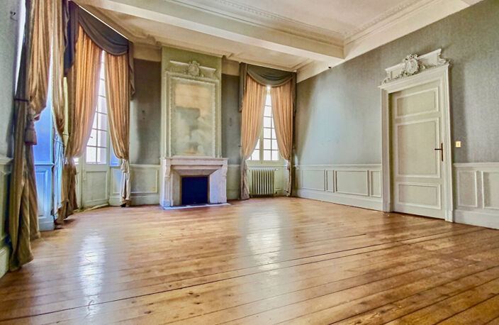 En plein coeur de notre bastide de Villeneuve sur Lot, magnifique maison de caractère datant  du XVII° siècle En entrant dans cette demeure, nous découvrons une large entrée voutée surplombant l'escalier en pierre, un salon orné d'une cheminée en marbre e — photo 5