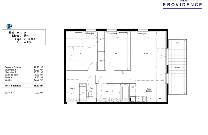 Appartement 3 pièces - 329 000 € — photo 3