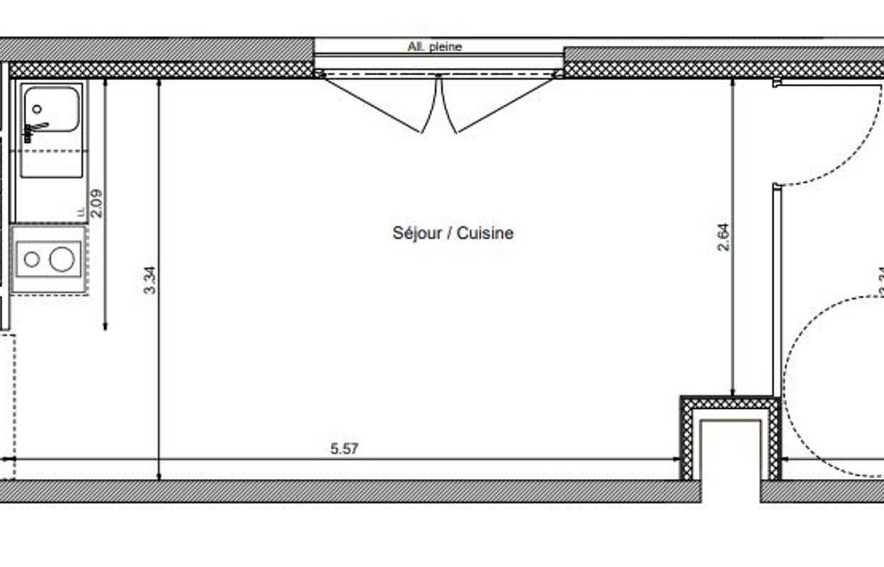 appartement 2 pièces 40 m2 à vendre à Rennes (35000)