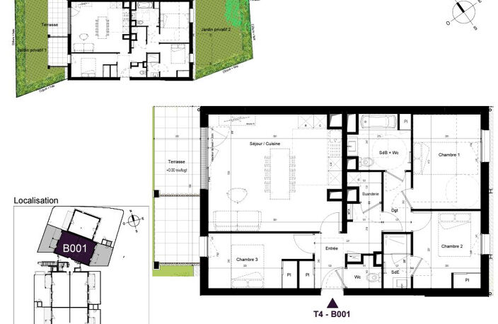 Saint-Malo - Paramé - T4 de 83 m2 avec jardin de 75 m2 — photo 2