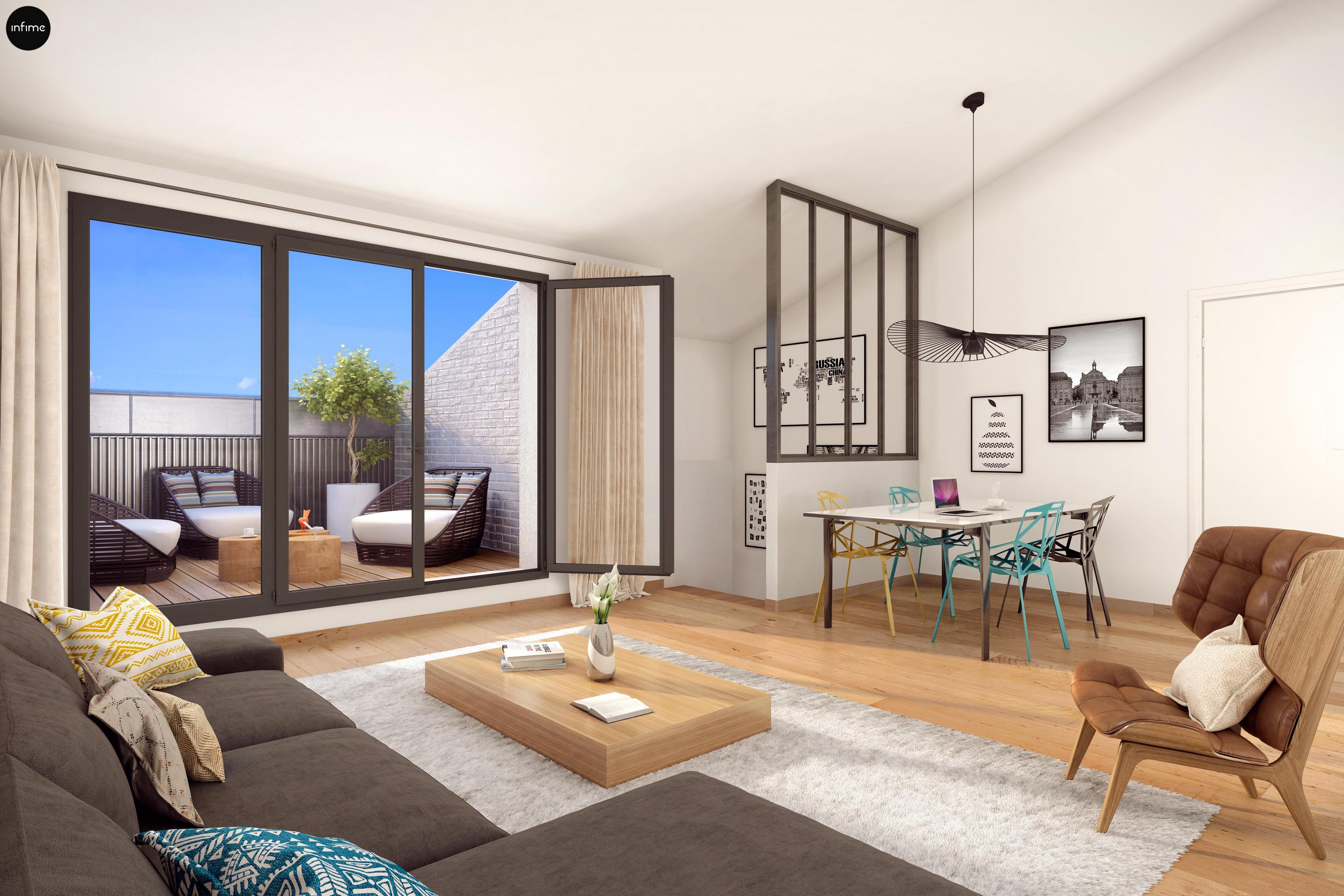 Bordeaux Appartement neuf 3 pièces 66 m²