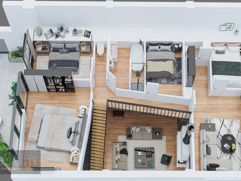 MAISON-LOFT 7 pièces - 237 m2 - Lambersart — photo 1