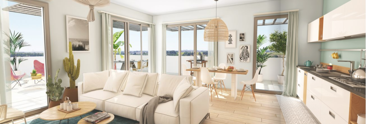 Appartement neuf T3, T4 Pièce 56 à 97 m² à vendre à Lattes (34970)