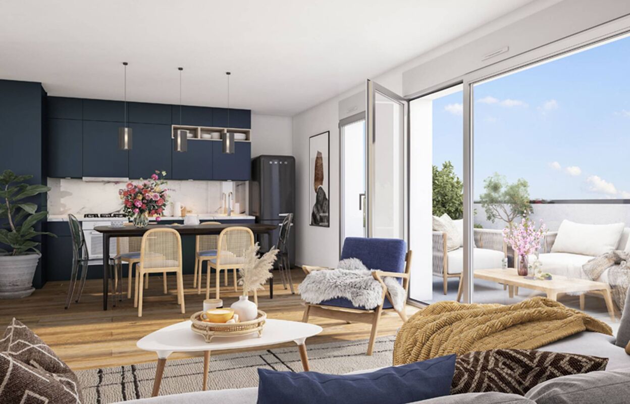 appartement neuf T2, T4, T5 pièces 37 à 106 m2 à vendre à Rennes (35000)