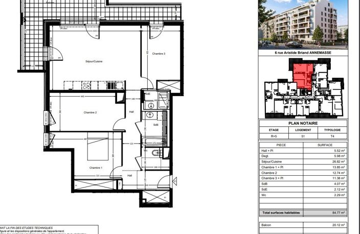 Appartement T4 85 m² — photo 5