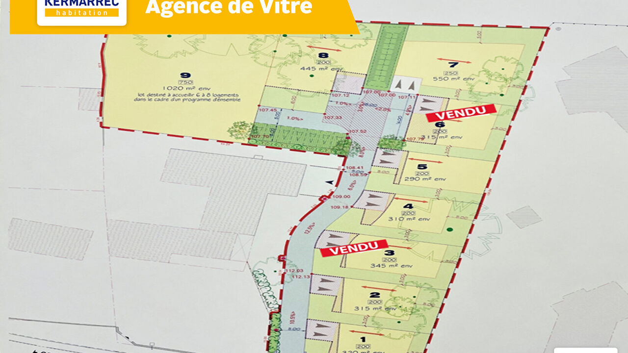 terrain  pièces 320 m2 à vendre à Vitré (35500)