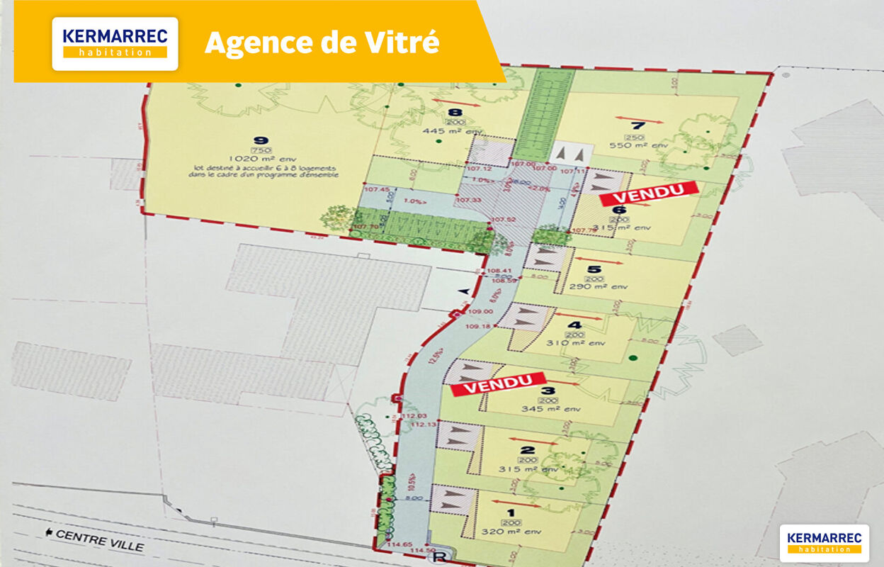 terrain  pièces 320 m2 à vendre à Vitré (35500)