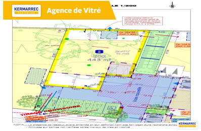 A VENDRE Terrain constructible viabilisé à Vitre de 445 m² - 117 450  HAI — photo du bien