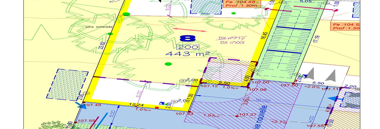 Terrain  445 m² à vendre à Vitré (35500)