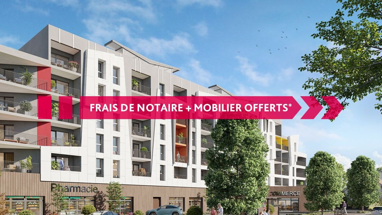 appartement neuf T2 pièces 43 à 45 m2 à vendre à Agen (47000)