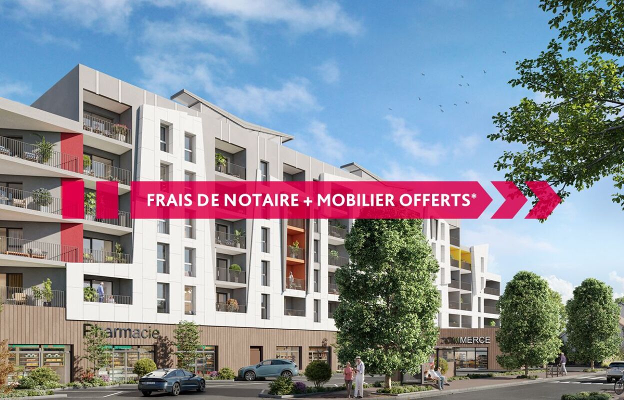 appartement neuf T2 pièces 43 à 45 m2 à vendre à Agen (47000)