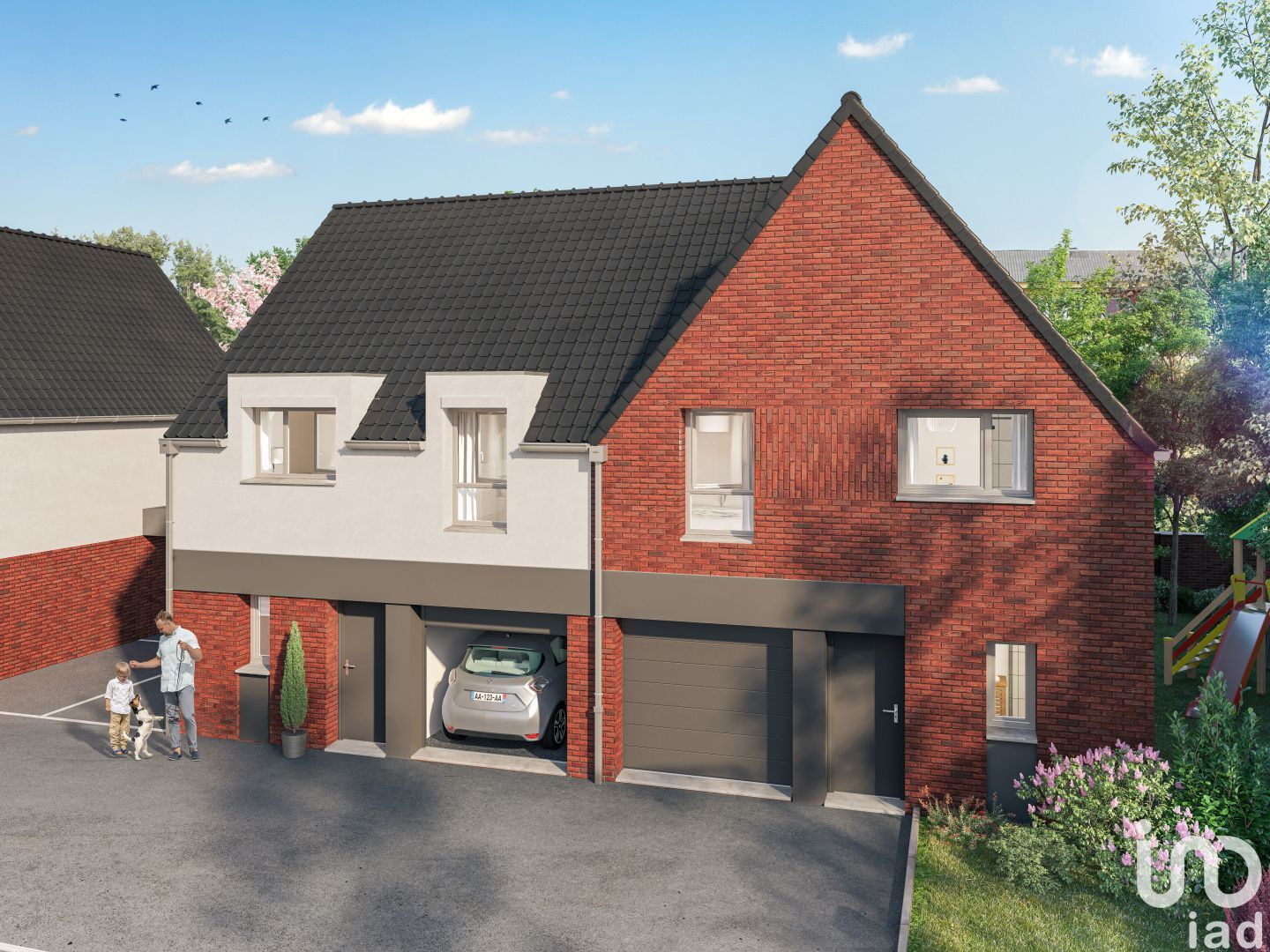 Haubourdin - 83m² - 4p. - 3ch.