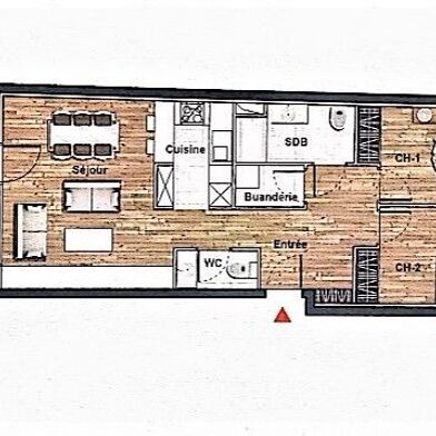 Appartement 3 pièces 273078 €