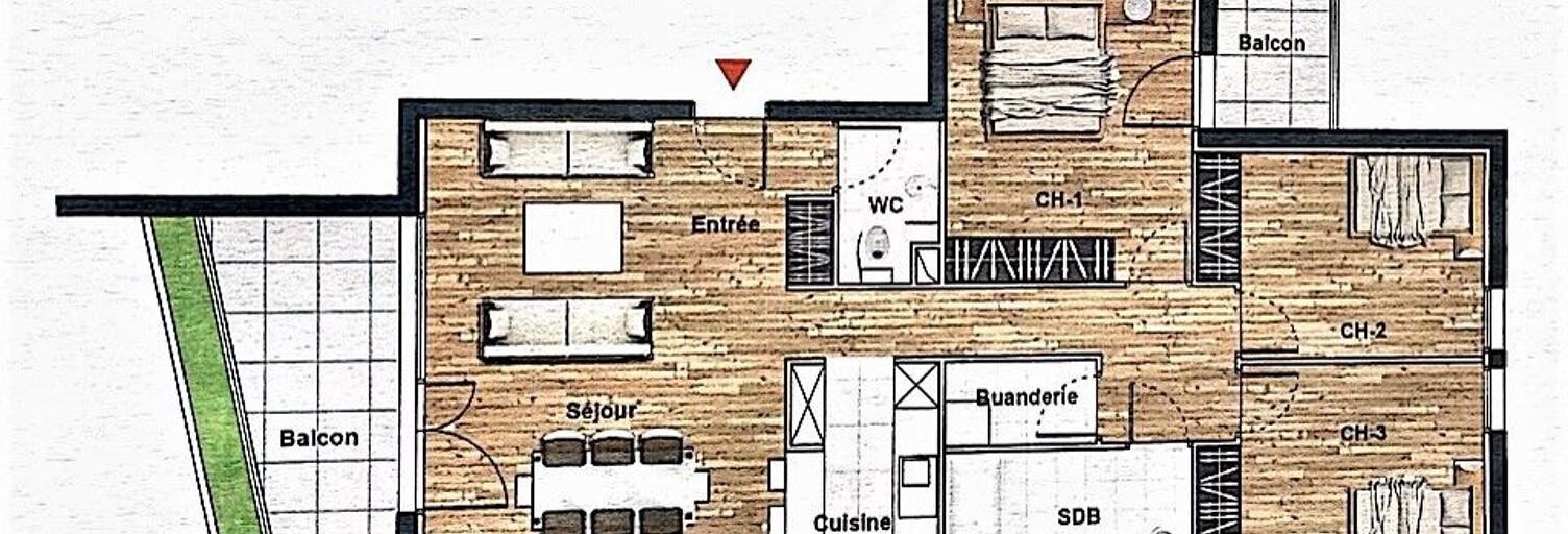 Appartement 4 Pièces 86 m² à vendre à Épinay-sur-Seine (93800)