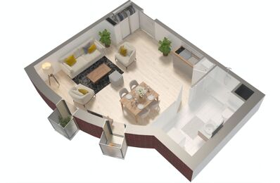 appartement 1 pièces 28 m2 à vendre à Rennes (35000)