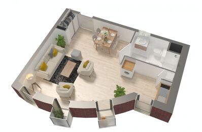 appartement 1 pièces 35 m2 à vendre à Rennes (35000)