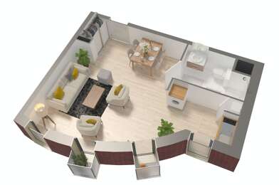 Appartement 1 pièces 335335 €