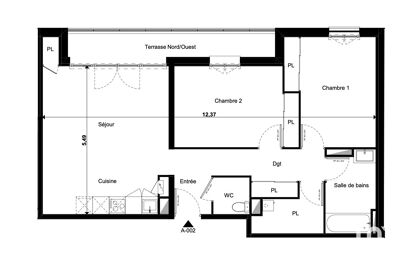 appartement 3 pièces 73 m2 à vendre à Limoges (87000)