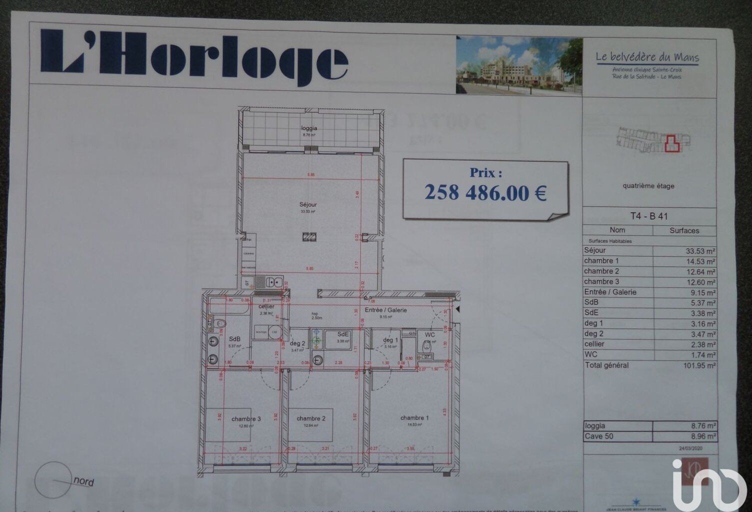 Vente Appartement 4 pièces — photo 1