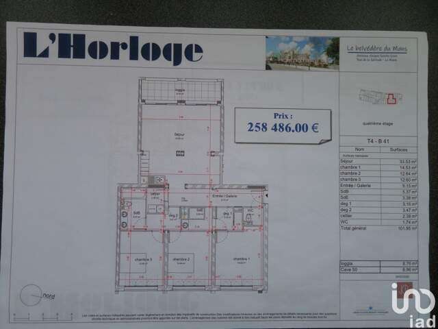 Vente Appartement 4 pièces — photo du bien