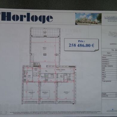 Appartement 4 pièces 268836 €