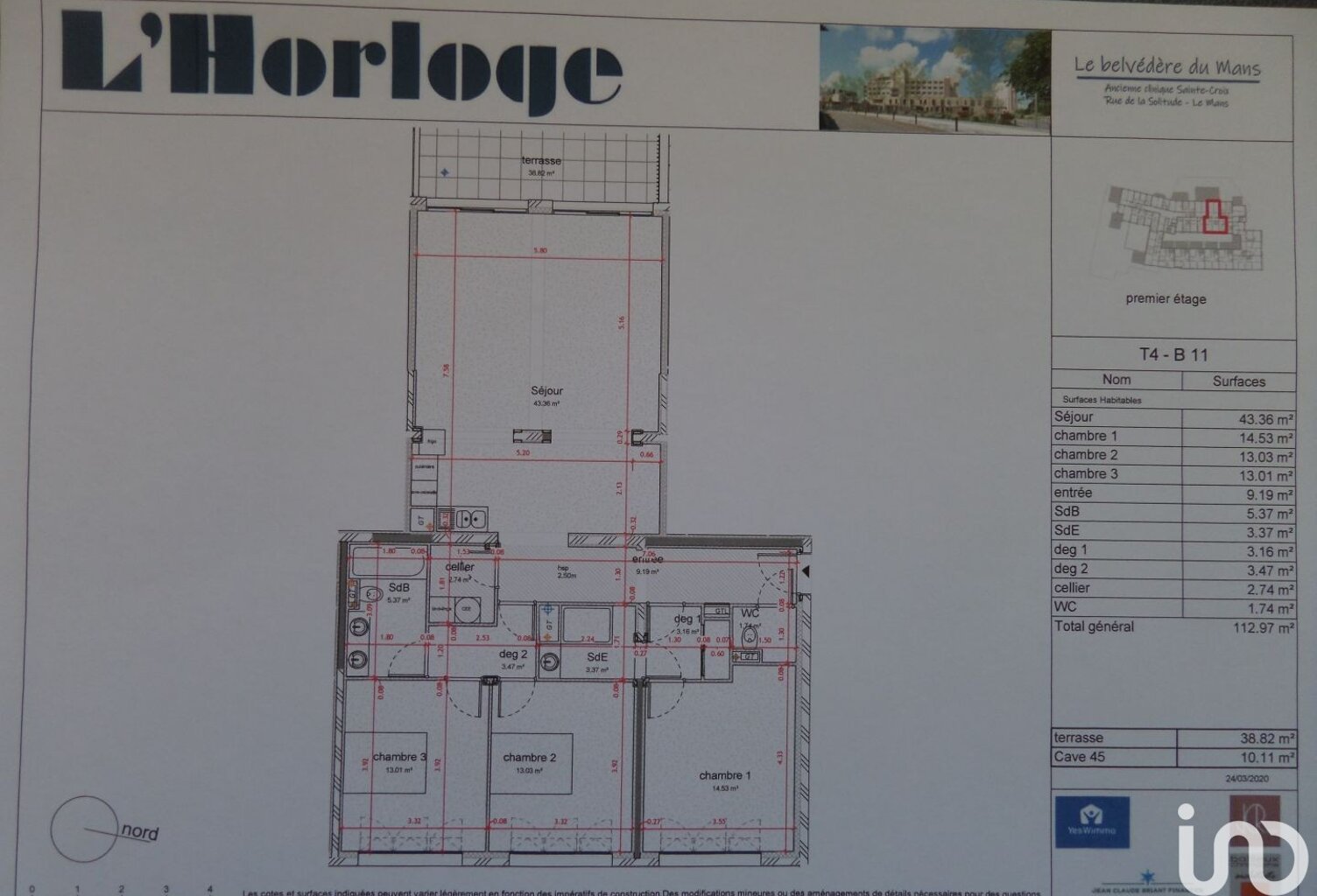 Vente Appartement 4 pièces — photo 1