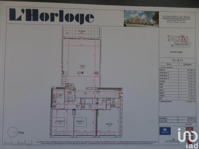 Vente Appartement 4 pièces — photo du bien