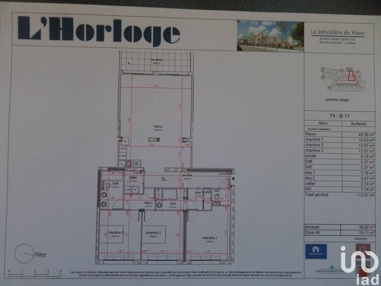 Vente Appartement 4 pièces — photo 1