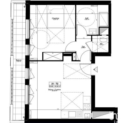 Appartement 2 pièces 238000 €