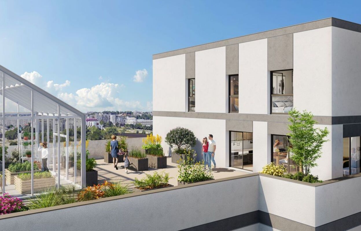 appartement neuf T2, T3, T4 pièces 44 à 90 m2 à vendre à Rennes (35000)