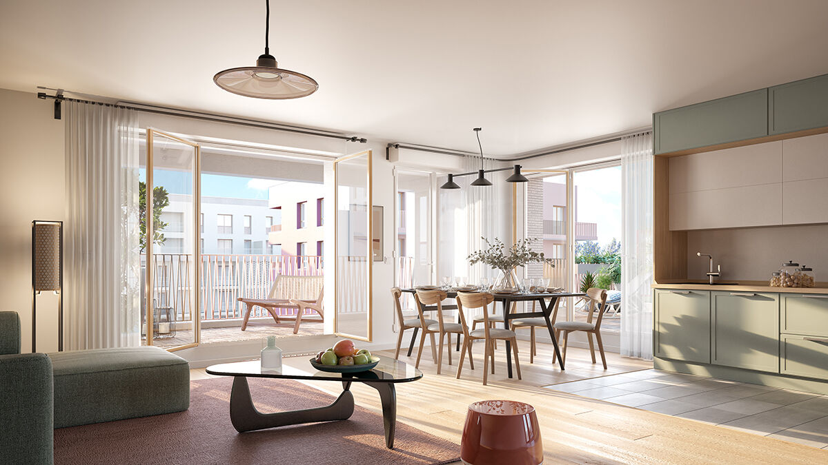 Appartement neuf 2 pièces 46 m²