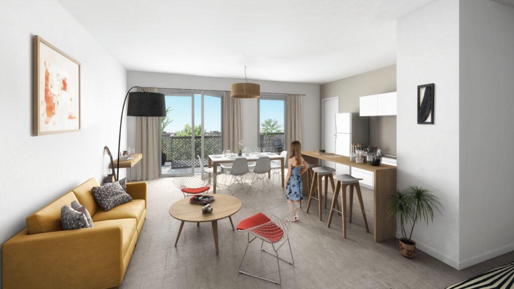 Appartement neuf 2 pièces 41 m²