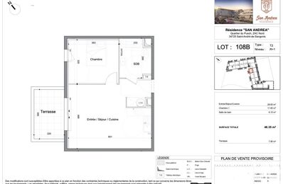 appartement 2 pièces 45 m2 à vendre à Saint-André-de-Sangonis (34725)