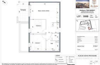 vente appartement 194 500 € à proximité de Aumelas (34230)