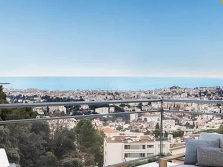 NEUF 4 pièces avec terrasse vue mer - Cave, garages - proche Can — photo 1