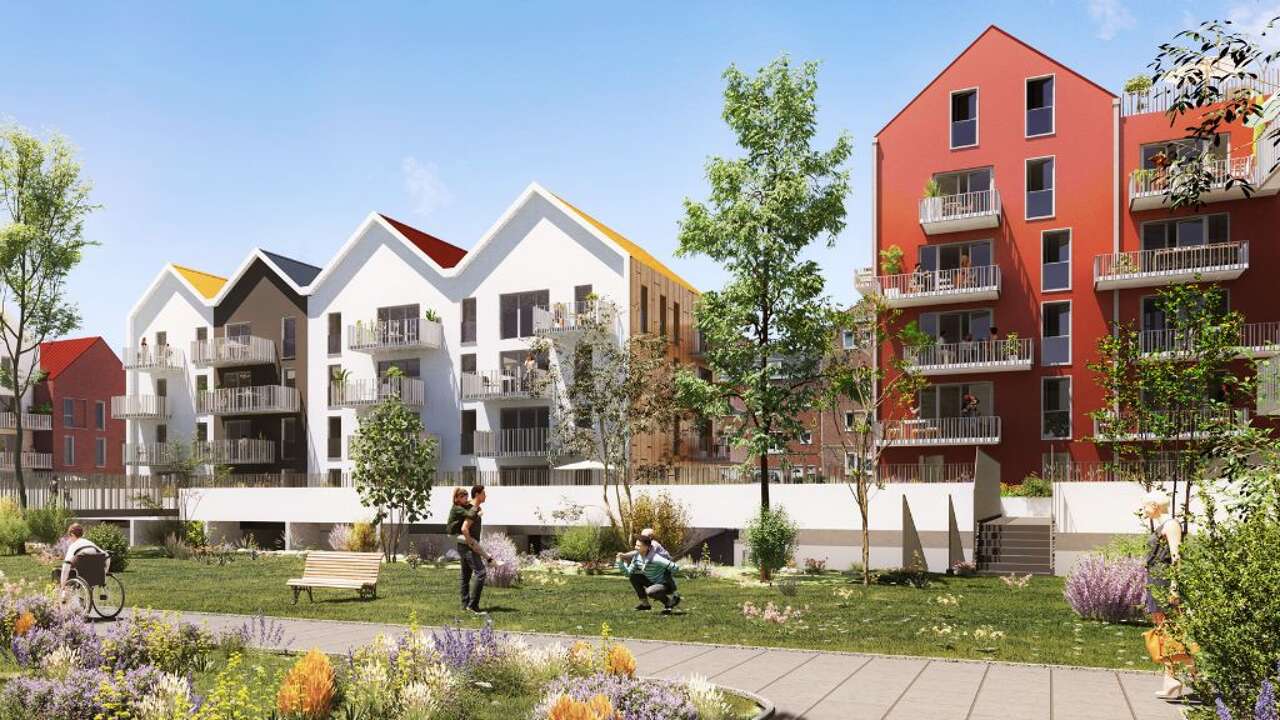 appartement neuf T1, T2, T3, T4, T5 pièces 38 à 131 m2 à vendre à Dunkerque (59140)