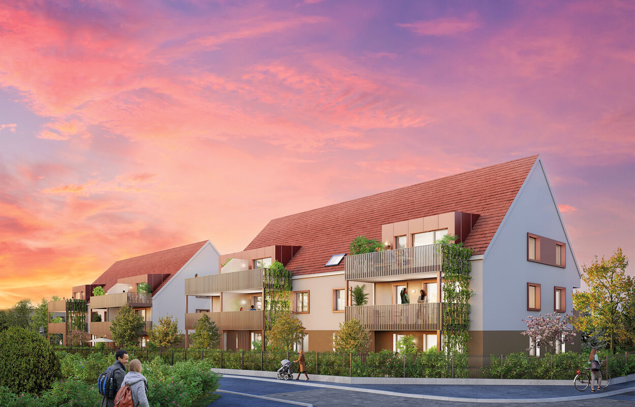 appartement neuf T2, T3, T4 pièces 44 à 89 m2 à vendre à Bischoffsheim (67870)