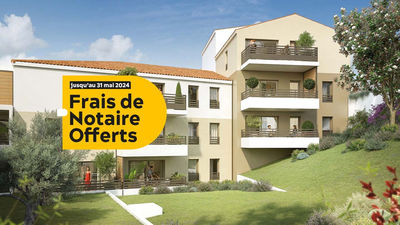 appartement neuf T2, T3, T4 pièces 35 à 85 m2 à vendre à Nîmes (30000)