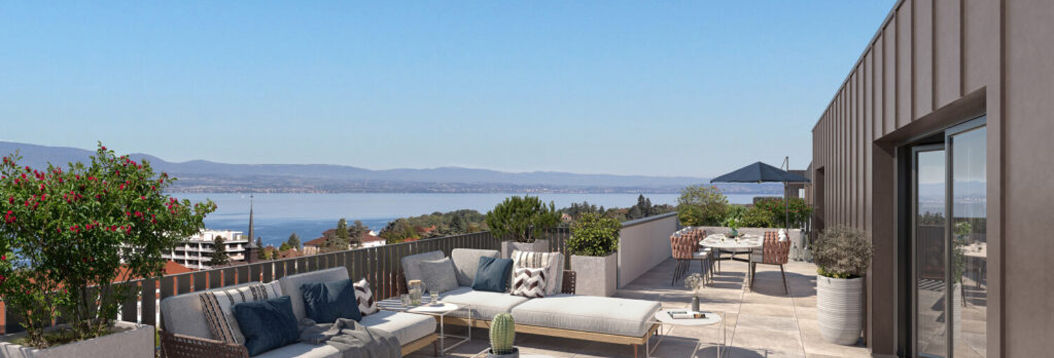 Appartement neuf T1, T2, T3, T4 Pièce 39 à 86 m² à vendre à Thonon-les-Bains (74200)