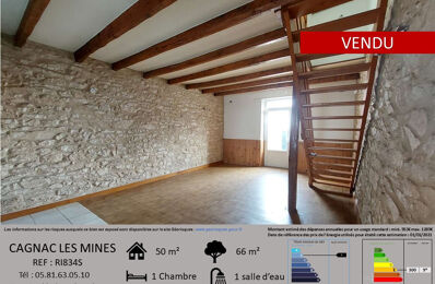 maison 2 pièces 50 m2 à vendre à Cagnac-les-Mines (81130)
