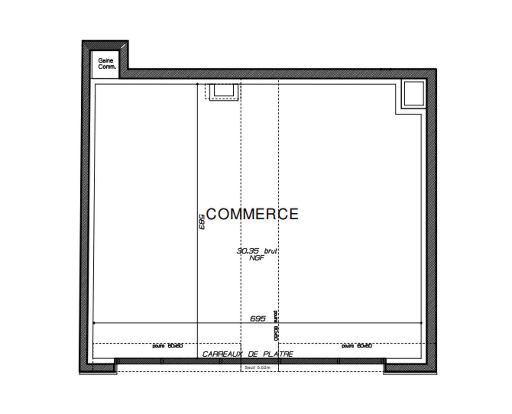 Location Local commercial 40 m² à Suresnes 1 800 ¤ CC /mois