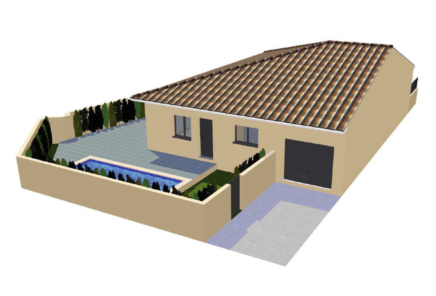 Villa PP 5 pièces avec piscine — photo 1