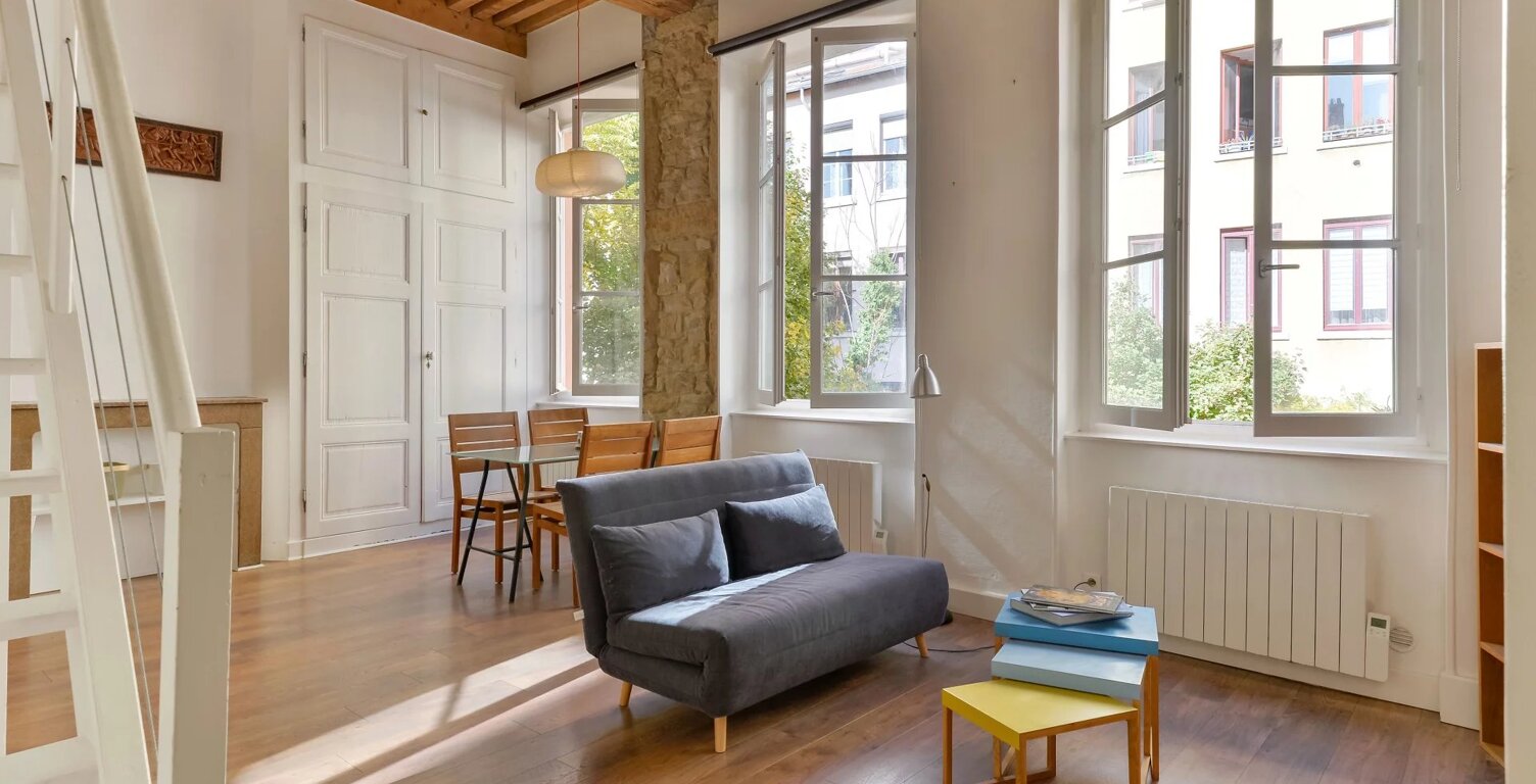 Lyon 1er - Appartement 42,55 m² - Une mezzanine de 15 m² — photo 1