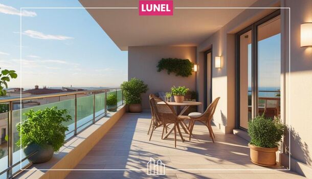 Appartement 3 pièces  à vendre Lunel 34400